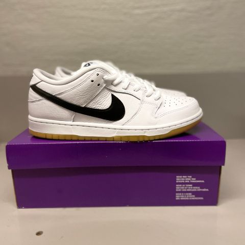 SB Dunk White gum str 44