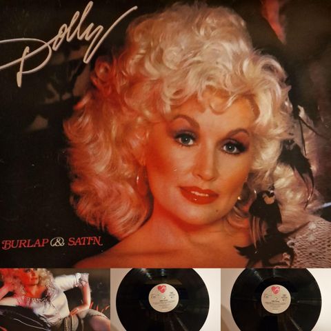 DOLLY PARTON/BURLAP & SATIN 1983 - VINTAGE/RETRO LP-VINYL (ALBUM)