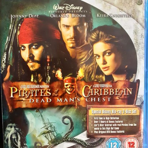 Pirates of the Caribbean: Dead Man's Chest, engelsk/italiensk/tysk tekst