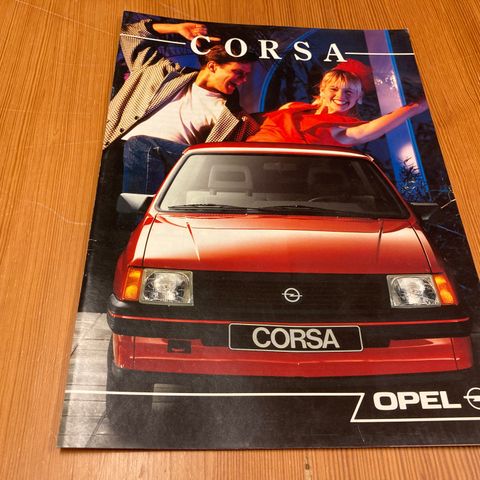 BILBROSJYRE - OPEL CORSA - 1989