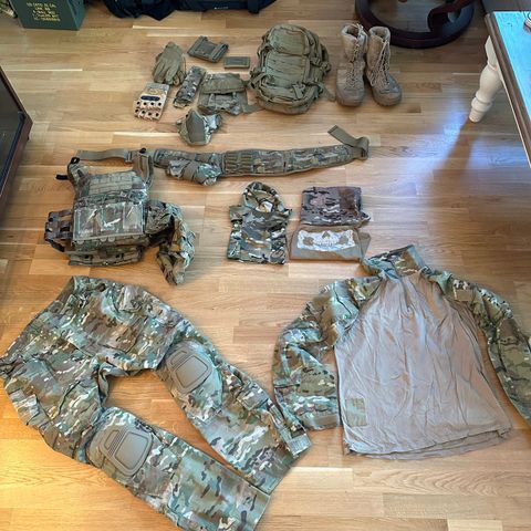 Deler ikke opp - Fullt multicam kit til airsoft! Fri frakt