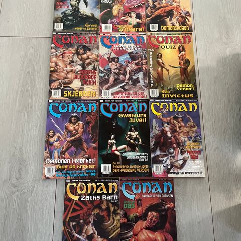 conan blader fra 98, 99 og 2000