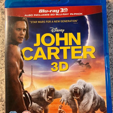 John Carter 3D. Norsk tekst.