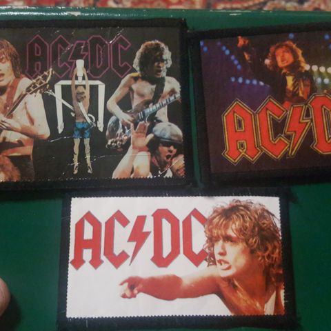 AC/DC vintage patches