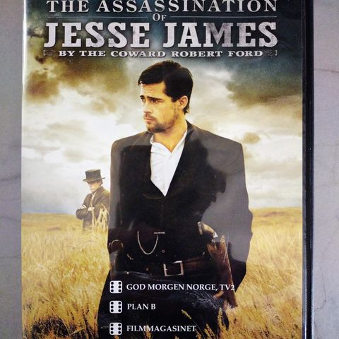 Dvd. The assassination of Jesse James. Western/Krim. Norsk tekst.