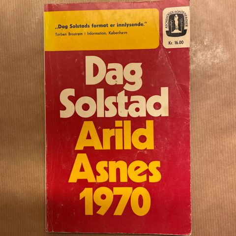 Dag Solstad «Arild Asnes 1970»