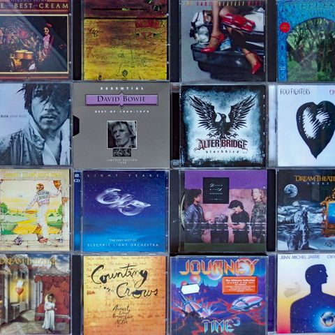 CD samling Rock, Progrock