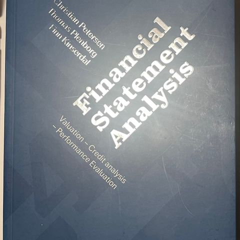 Financial Statement Analysis Book, Fagbokforlaget