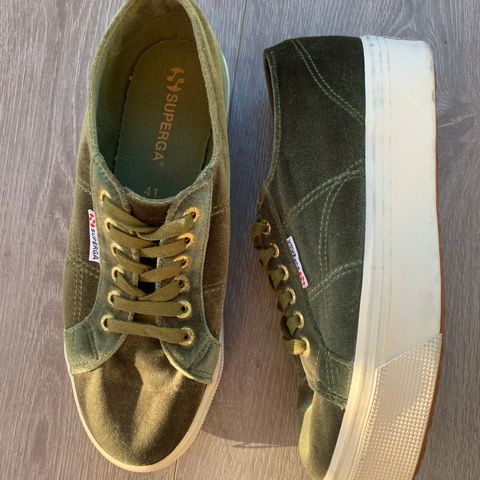 Superga platform velour str41