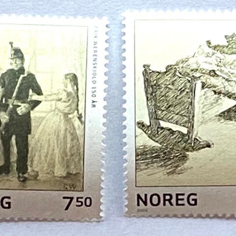 Norge 2005 Erik Werenskiold NK 1555 - 1556 Postfrisk