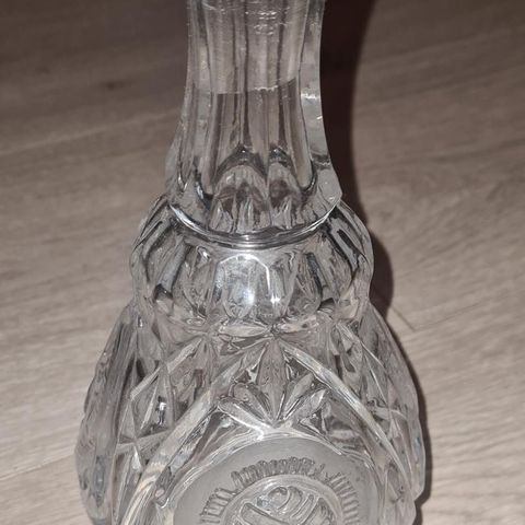 Krystall glassvase