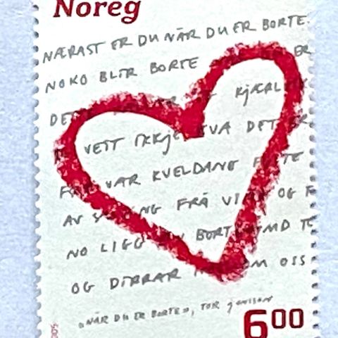 Norge 2005 Valentins Dag VII NK 1557 Postfrisk