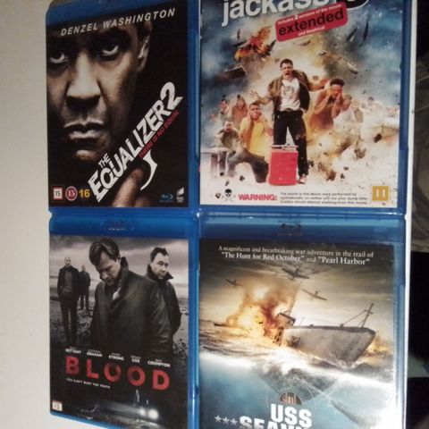 Blood-  The Equalizer 1- 2- Jackass 3. - Bangkok Dangerous - Alex Cross