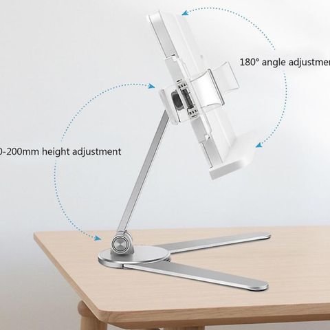 Ripebestandig fritt justerbar ergonomisk leseholder for bøker