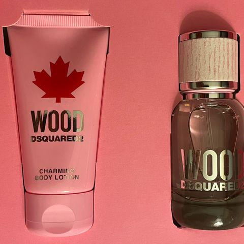 Nytt gavesett WOOD Dsquared2 parfyme og bodylotion