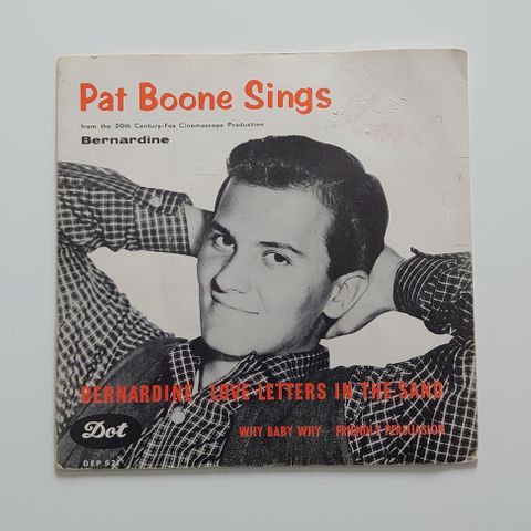 (7" EP) Pat Boone - Pat Boone Sings Bernardine