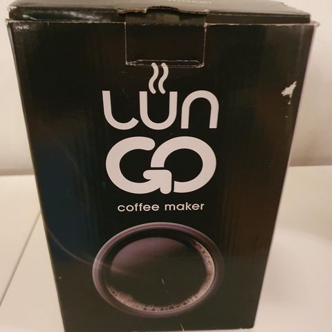 Lun Go instant kaffemaskin. Ubrukt