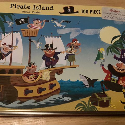 Puslespill «Pirate Island» - 100biter