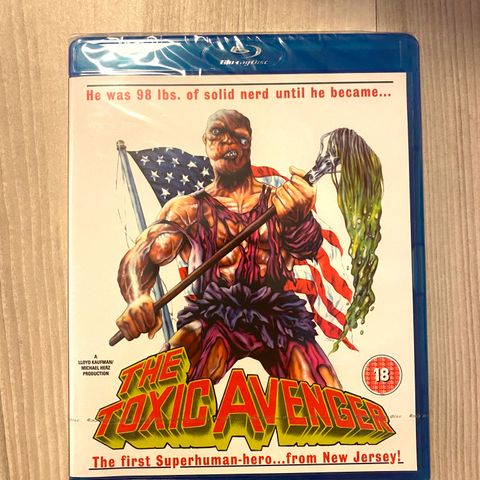 The Toxic Avenger Blu-ray (88 Films) - uåpnet