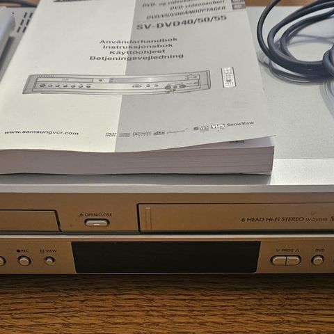 Samsung DVD / VHS spiller