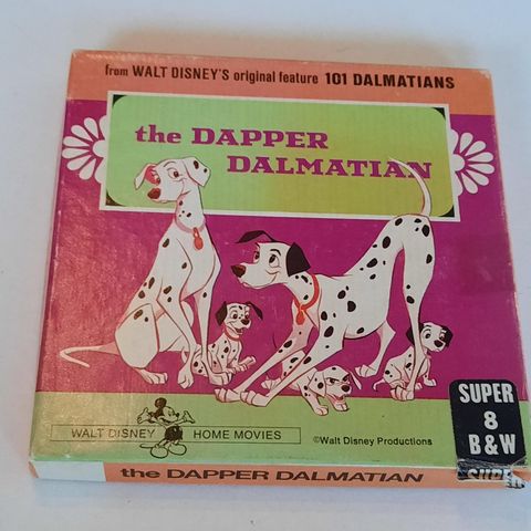 The dapper dalmatian - Super 8 B&W - Walt Disney