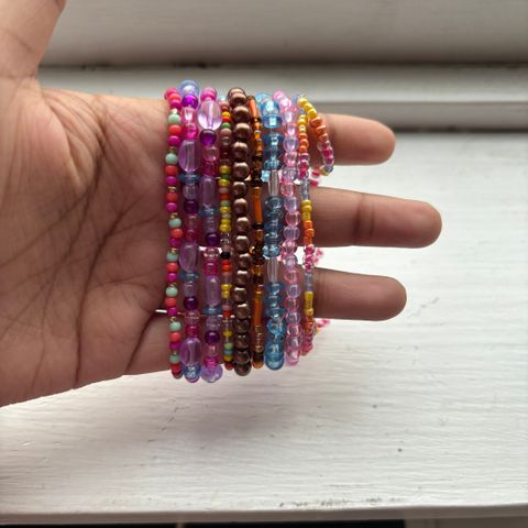 Seed bead bracelets