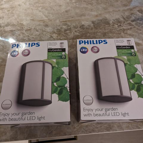 Philips mygarden outdoor wall light anthracite