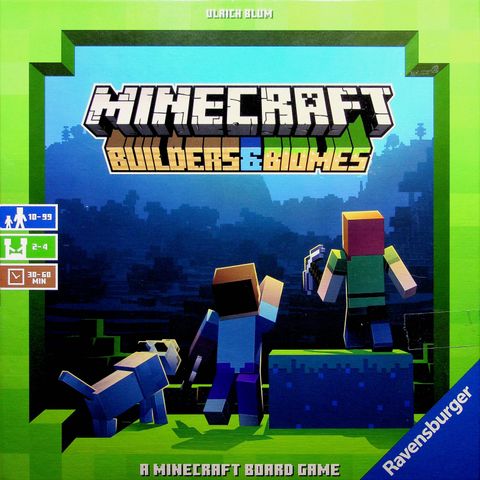 Minecraft Builders and Biomes brettspill komplett