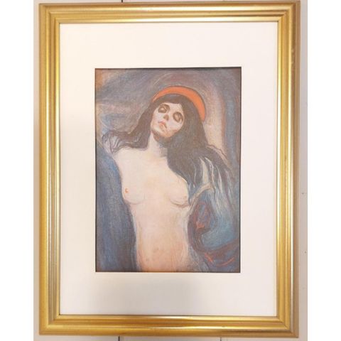 "Madonna" av Munch 45x35 cm