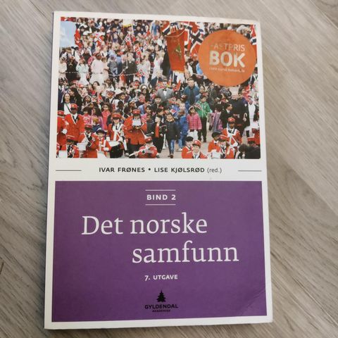 Det norske samfunn, bind 2 - Ivar Frønes & Lise Kjølsrød 7. Utg.