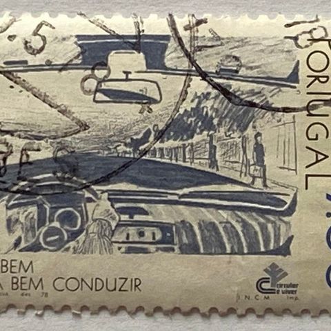 Portugal 1978 Trafikksikkerhet  AFA 1389  Stemplet