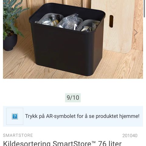 kildesortering smartstore 76 liter