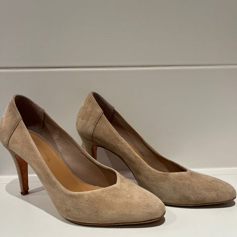 Filippa k pumps i semsket skinn (39)