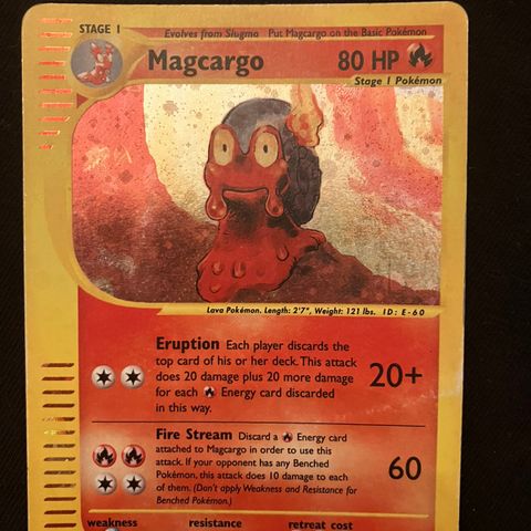 Magcargo Holo H16/H32 Skyridge 2003 Pokemonkort