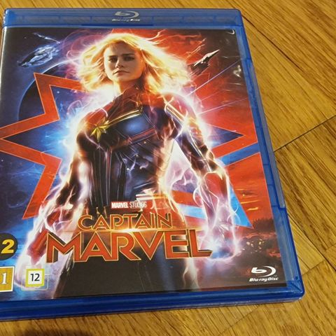 Captain Marvel på Blu-ray selges