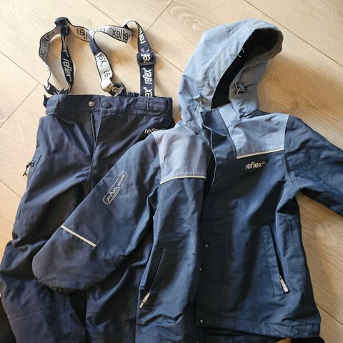 Reflex jacke + buksesett , str 122