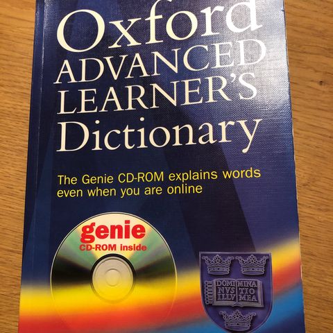 Oxford advanced dictionary