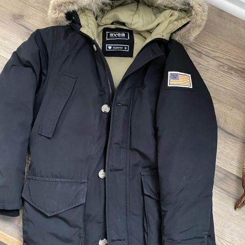 Svart SVEA Parkas/Jakke