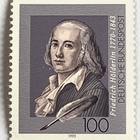 Tyskland 1993  Dikteren Friedrich Hölderlin 150 år død     AFA 2623   Postfrisk