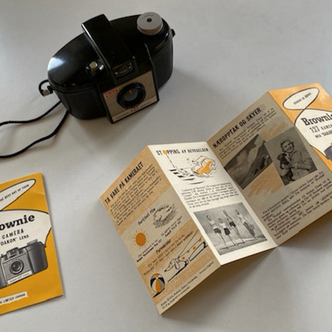 Kodak Brownie "127" kamera, fra 1950-tallet.