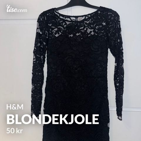 Blondekjole