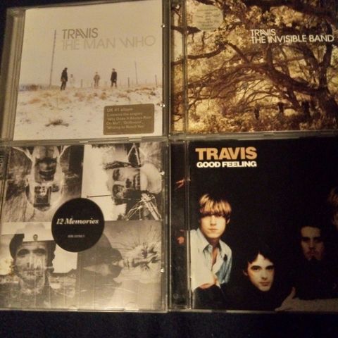 4 x Travis CD - selges samlet 100,-