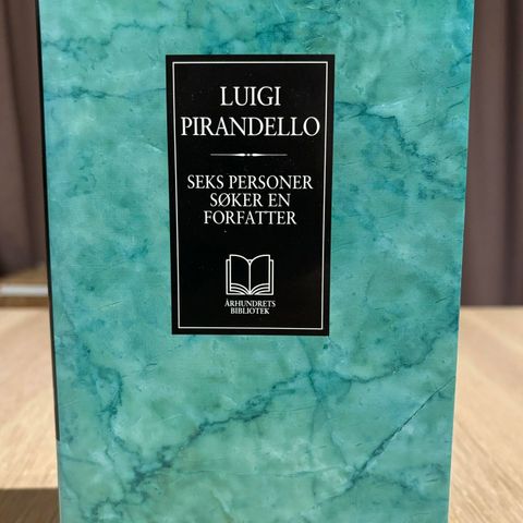 ✍️📚✍️ Seks personer søker en forfatter - Luigi Pirandello ✍️📚✍️