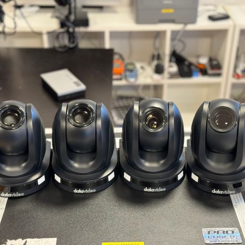 PTZ kameraer, pakke med 4 kameraer+kamerakontroller og HDBase