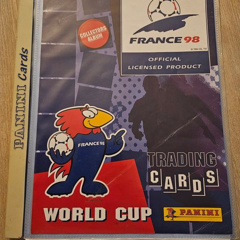 Panini WM - World Cup 98 France/Frankrike fotballkort