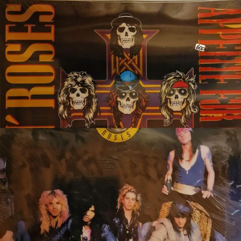 GUNS N ROSES/APPETITE FOR DESTRUCTION  2018  - LP-VINYL (ALBUM) DOBBEL