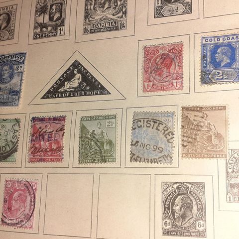 Antikke frimerker - Afrika - Britisk koloni