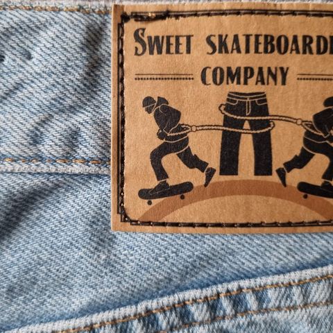 Big skate jeans str 26