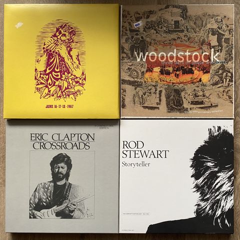 CD-Boxer 4: Monterey 1967, Woodstock, Clapton Crossroads og Rod Stewart