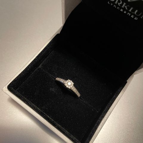 Diamantring 0,17 ct